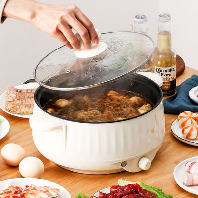 Niet-stick coating Home Electric Skillet Portable Electric Hot Pot voor huishoudens