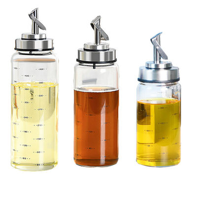 Automatisch openen en sluiten oliefles voor de keuken High Borosilicate Glass 6.4 * 25cm