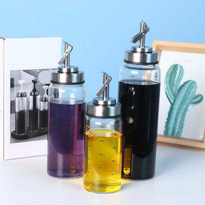 Automatisch openen en sluiten oliefles voor de keuken High Borosilicate Glass 6.4 * 25cm