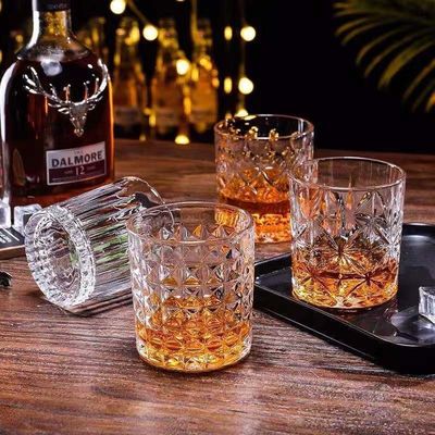 300 ml whisky tequila beker met Max Diamond glaswerk en uitstekende tumbler