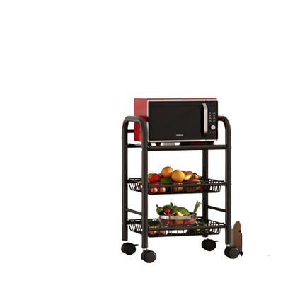 Multifunktioneel keukenopslagrek 3 4 5 laag draaibare trolley met wielen