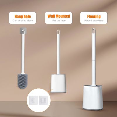 TPR Ronde Plastic Reinigingsborstel Toiletborstel voor superieure badkamer hygiëne