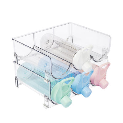 PET wijn en drank organisator plank voor keuken kast koelkast Plastic fleshouder