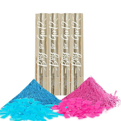 100% biologisch afbreekbare confetti poeder kanonnen perfect voor seks onthullende feestbenodigdheden