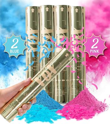 100% biologisch afbreekbare confetti poeder kanonnen perfect voor seks onthullende feestbenodigdheden
