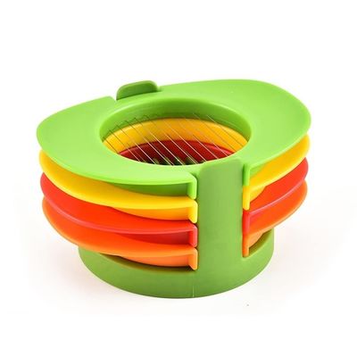 Eiersnijmachine Set 3 snijmachines voor dunne plakken Makkelijk handmatig eiersnijgereedschap PP-plastiek met snijmachine