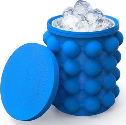 40 Kubussen Silicone ijsmaker voor ronde ijs emmer PP Cup en trechter Blauw/groen/geel