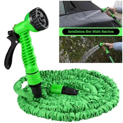 Tuin slang spoel type water slang 25-250FT uitbreidbare magische water met hoge druk