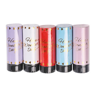 Aangepast logo Happy Wedding Birthday Party Biologisch afbreekbaar papier Lente Confetti Poppers