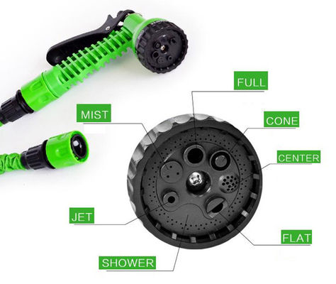 Bewatering gemaakt eenvoudig uitbreidbaar Magic Flex verwarmd tuinslang 25-200FT met spuitpistool