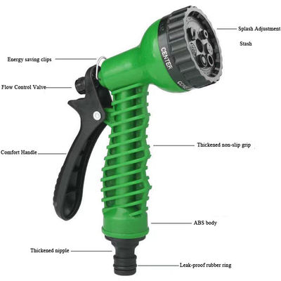 Bewatering gemaakt eenvoudig uitbreidbaar Magic Flex verwarmd tuinslang 25-200FT met spuitpistool