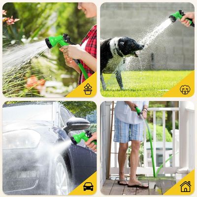 25-250ft hoge druk zware tuin water slang spuitstuk met uitbreidbare slang
