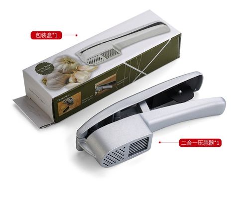 2 in 1 Ginger Chopper Aluminium Alloy Knoflook Press En Knoflook Slicer Met Custom Logo