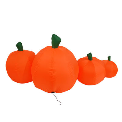 2.2m lang Outdoor Indoor Halloween opblaasbare pompoenen Decoraties met LED-lichten
