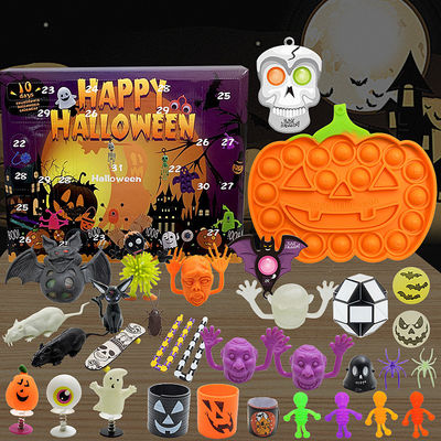Cartoon Fidget Squishy Toy 18pcs 24pcs Blind Box Halloween Toys Squeeze Toys voor kinderen