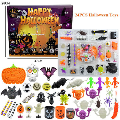 Cartoon Fidget Squishy Toy 18pcs 24pcs Blind Box Halloween Toys Squeeze Toys voor kinderen