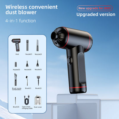 Krachtige 4 in 1 auto stofzuiger met 6000PA zuiglampjes en USB-kernbron