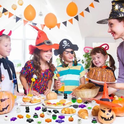 Cartoon Fidget Squishy Toy 18pcs 24pcs Blind Box Halloween Toys Squeeze Toys voor kinderen