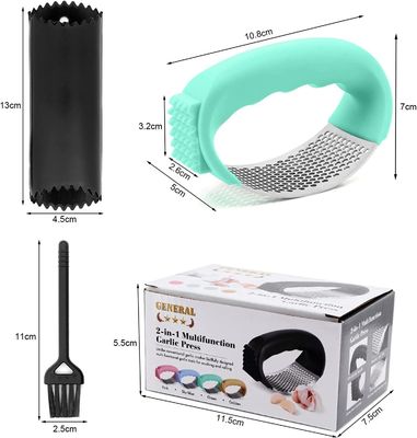 Gratis monsters roestvrij staal knoflookmaler voor duurzame keuken accessoires
