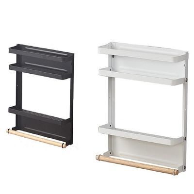 Verpakkingsrakken Metalen koelkastplank Magnetische specerijenplank Organisator voor koelkast