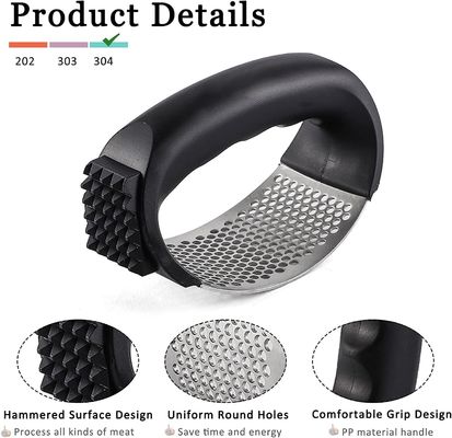 Gratis monsters roestvrij staal knoflookmaler voor duurzame keuken accessoires