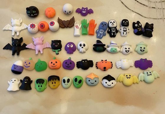Milieuvriendelijk Halloween-mochi, zoet speeltje, schattig en bevredigend voor kinderen