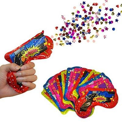 Gewerenvorm Autoinflatie opblaasbare confetti pistool voor groen jaar bruiloft verjaardagsfeest