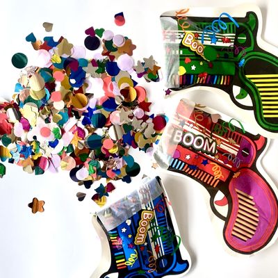 Gewerenvorm Autoinflatie opblaasbare confetti pistool voor groen jaar bruiloft verjaardagsfeest