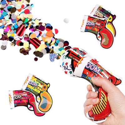 Gewerenvorm Autoinflatie opblaasbare confetti pistool voor groen jaar bruiloft verjaardagsfeest