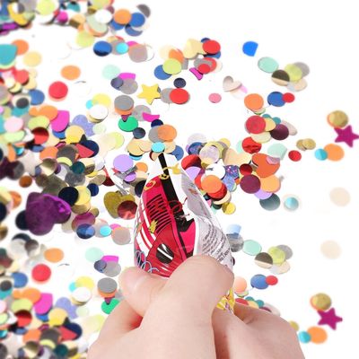 Gewerenvorm Autoinflatie opblaasbare confetti pistool voor groen jaar bruiloft verjaardagsfeest