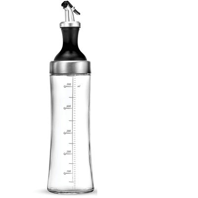 Olijfolie dispenser breed open voor gemakkelijke hervulling en reiniging Duidelijk glas olie spuitfles