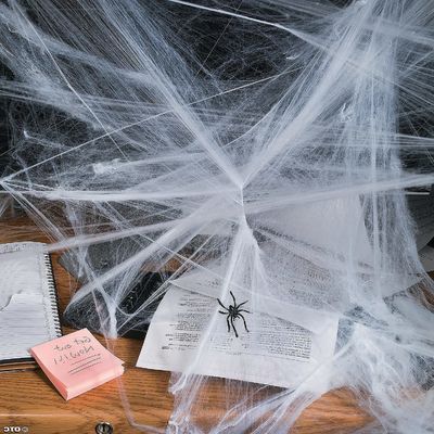 Aanpasbaar Stretchy Halloween Spider Web Terrible Scene Requisiten voor Haunted House