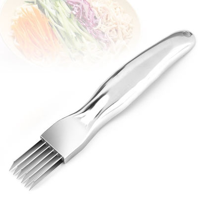 Stocked Scallion Shredder Knife gemaakt van 430 roestvrij staal voor groente- en fruitgereedschappen