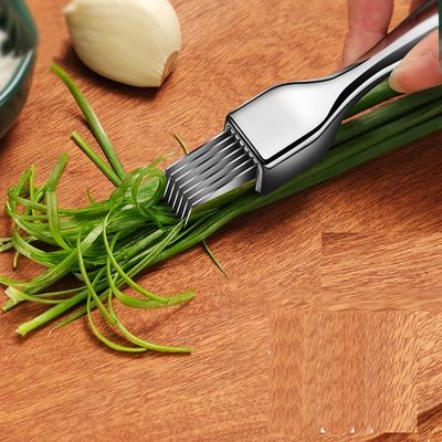 Stocked Scallion Shredder Knife gemaakt van 430 roestvrij staal voor groente- en fruitgereedschappen