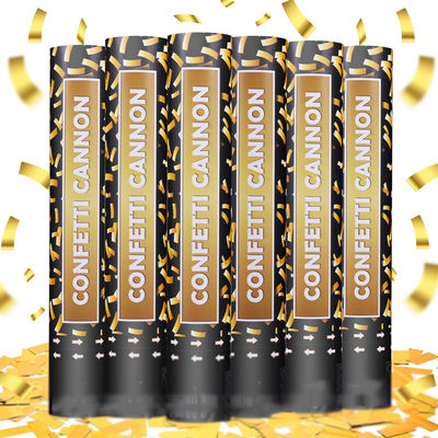 40cm Multicolor Biodegradable Party Popper Confetti Cannons voor kleurrijke feesten