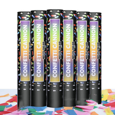 40cm Multicolor Biodegradable Party Popper Confetti Cannons voor kleurrijke feesten