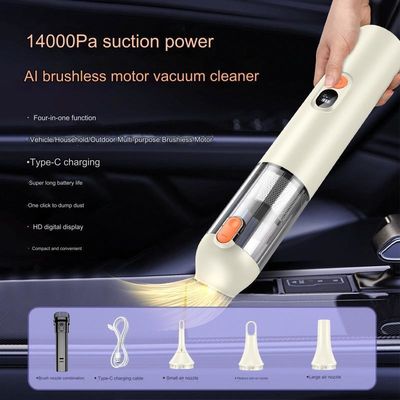 100w borstelloze motor handheld auto stofzuiger voor krachtige en handige reiniging
