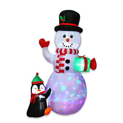 Polyester Party Decoraties Ornamenten met LED kerstverlichting Kerstman navidad