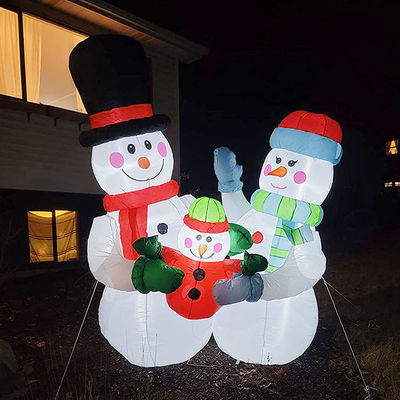 Indoor outdoor tuin kerstversieringen 6ft Natal opblaasbare kerstman met LED-lichten groen