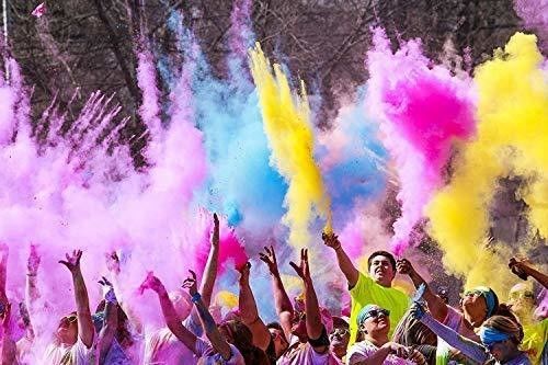 Kleurrijk Holi poeder feest Popper confetti kanon maïs poeder 13 * 18 cm biologisch afbreekbaar
