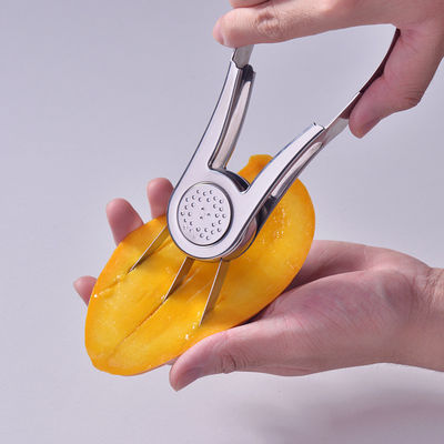 Kookgereedschap van roestvrij staal voor duurzaam graven van fruit en het verwijderen van mangozaad