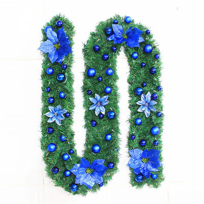 Kerst Rattan Banner Decoratie met LED-lichten en aangepast logo