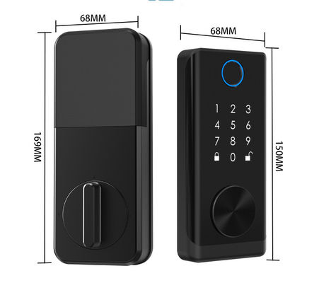 Beveiligde toegangsdeur Buiten waterdicht Touch Keypad Toegangsbesturingskaartlezer met app