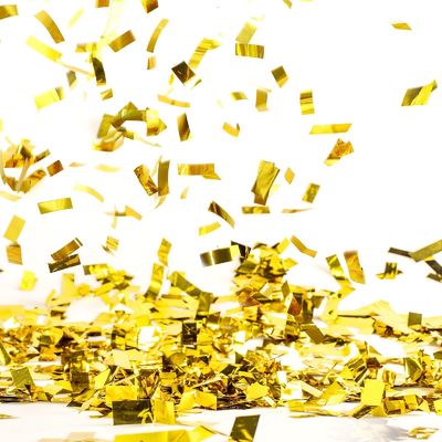 Paarse 2*5cm Party Popper Confetti Cannon Biologisch afbreekbaar rechthoekig Rond Hartvormig Groen Wit Zwart Confetti Goudfolie Gratis Proef