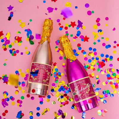 Custom Logo Champagne Flasche Party Popper De ultieme jaarsfeest accessoire
