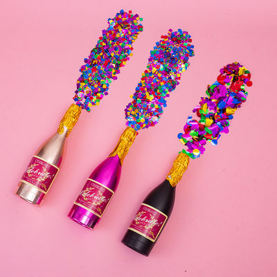 Custom Logo Champagne Flasche Party Popper De ultieme jaarsfeest accessoire