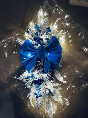 Kersttrap Girland Trapversiering Ornament met natuurlijke rotan cirkel OEM ODM