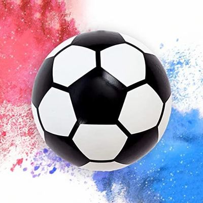 Geslacht onthullen rekwisieten confetti poeder vuller 14 * 14 * 14 cm voetbal voor baby feestjes
