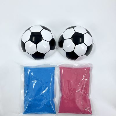 Geslacht onthullen rekwisieten confetti poeder vuller 14 * 14 * 14 cm voetbal voor baby feestjes