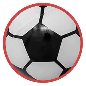 Geslacht onthullen rekwisieten confetti poeder vuller 14 * 14 * 14 cm voetbal voor baby feestjes